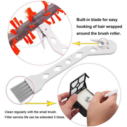 JUNSUNMAY 2pcs Replacement Brush Roll for Bissell CrossWave Vacuum Cleaner 1866 / 1868, Style:Pet Brush - For Bissell Accessories by JUNSUNMAY | Online Shopping UK | buy2fix