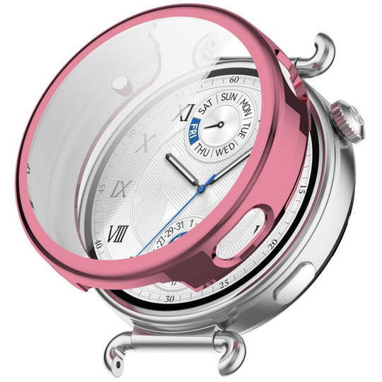 For Huawei Watch GT6 41mm Electroplated TPU Full Coverage Watch Protective Cover(Pink)