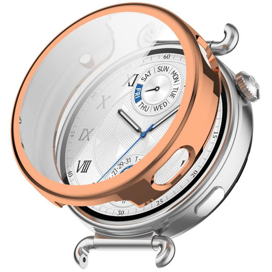For Huawei Watch GT6 41mm Electroplated TPU Full Coverage Watch Protective Cover(Rose Gold)