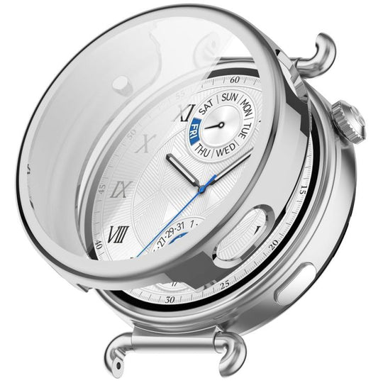 For Huawei Watch GT6 41mm Electroplated TPU Full Coverage Watch Protective Cover(Silver)