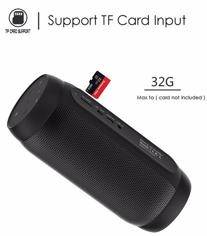 AEC BQ615 PRO Colorful LED Wireless HiFi Stereo Speaker, Combines Bluetooth + TF card player + FM radio + AUX + NFC - Desktop Speaker by AEC | Online Shopping UK | buy2fix