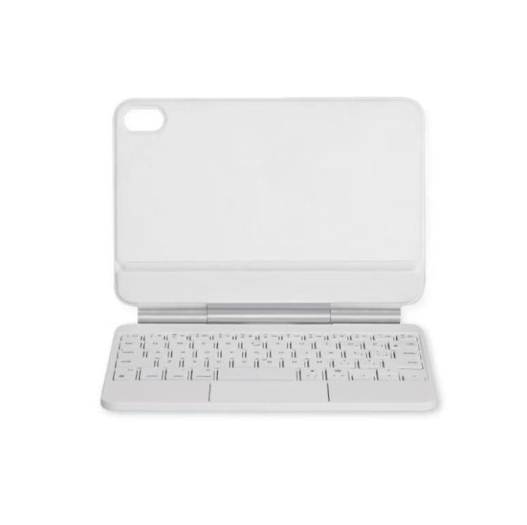 For iPad Mini 6 / 7 Magic Control Magnetic Suspension Bluetooth Keyboard Touch Screen Protective Case(white) - For iPad mini by buy2fix | Online Shopping UK | buy2fix