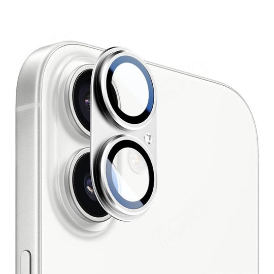 For iPhone 17 Kalebol Armor Full-Coverage Metal Lens Ring Protector Film(Silver)