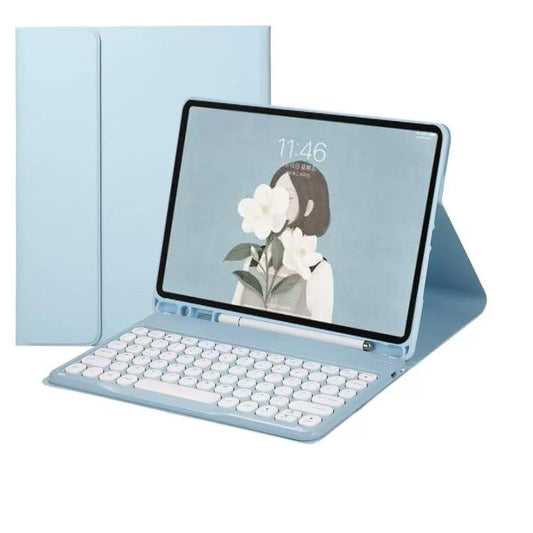 For ipad Air 6/7 11 Magnetic Bluetooth Keyboard Case for Tablet(Sky Blue) - For iPad Air by buy2fix | Online Shopping UK | buy2fix