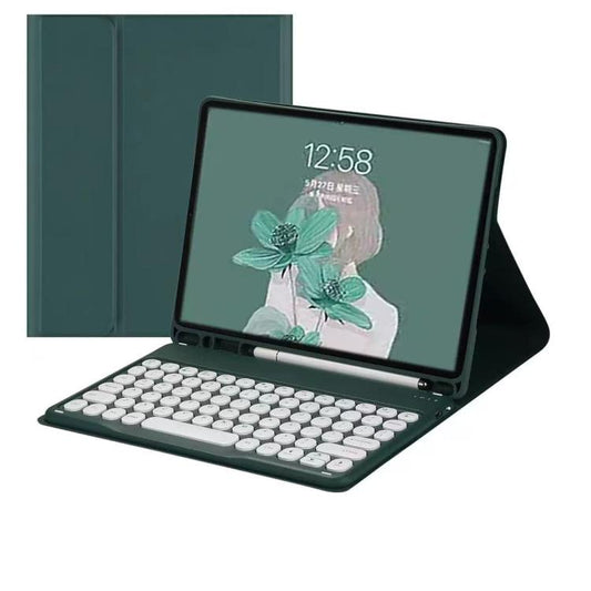 For ipad Air 6/7 11 Magnetic Bluetooth Keyboard Case for Tablet(Mint Green) - For iPad Air by buy2fix | Online Shopping UK | buy2fix