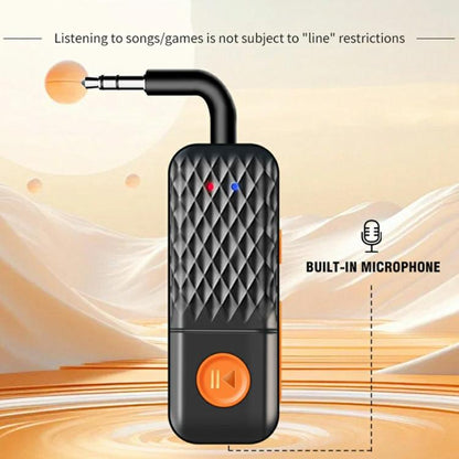 T90 Wireless Audio Transmitter Receiver AUX 3.5mm Car Bluetooth Adapter - Bluetooth Adapters by buy2fix | Online Shopping UK | buy2fix