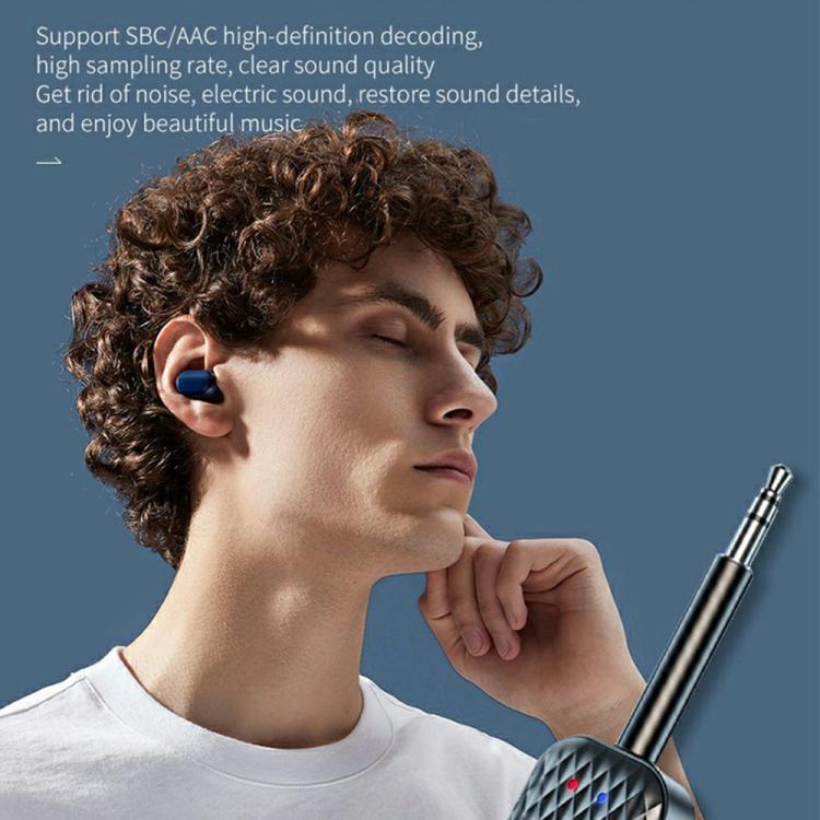 T90 Wireless Audio Transmitter Receiver AUX 3.5mm Car Bluetooth Adapter - Bluetooth Adapters by buy2fix | Online Shopping UK | buy2fix