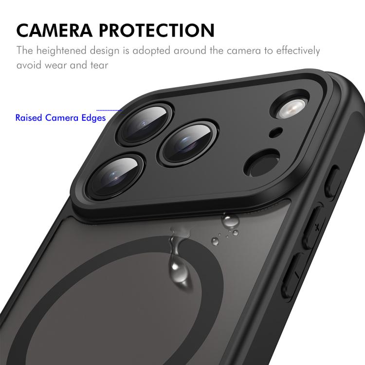 For iPhone 17 Pro ENKAY Hat-Prince MagSafe Matte Translucent Shockproof Phone Case with Large Arc Edge Film(Blue) - iPhone 17 Pro Cases by ENKAY | Online Shopping UK | buy2fix