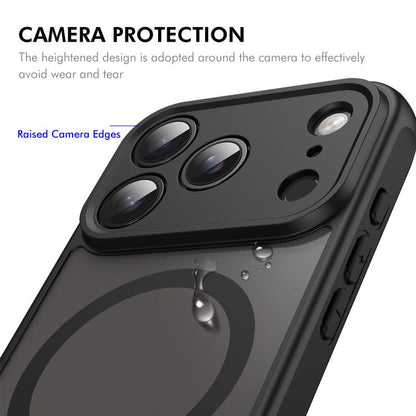 For iPhone 17 Pro ENKAY Hat-Prince MagSafe Matte Translucent Shockproof Phone Case with Large Arc Edge Film(Blue) - iPhone 17 Pro Cases by ENKAY | Online Shopping UK | buy2fix