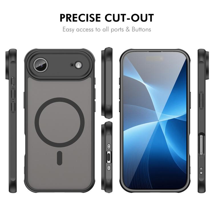 For iPhone Air ENKAY Hat-Prince MagSafe Matte Translucent Shockproof Phone Case with Large Arc Edge Film(Purple) - iPhone Air Cases by ENKAY | Online Shopping UK | buy2fix