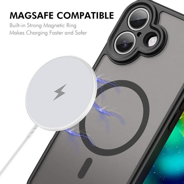 For iPhone 17 ENKAY Hat-Prince MagSafe Matte Translucent Shockproof Phone Case with Large Arc Edge Film(Green) - iPhone 17 Cases by ENKAY | Online Shopping UK | buy2fix