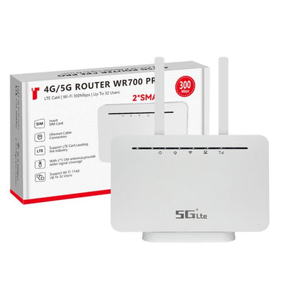 WR700-E SIM Card 300Mbps Eurasian Version Detachable Antenna Mobile WiFi 4G CPE Router, Plug:EU Plug - Wireless Routers by buy2fix | Online Shopping UK | buy2fix