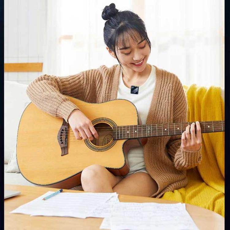 Mini Wireless Lavalier Microphone with 3 in 1 Receiver and Dual Microphone for Interview / Vlog / Podcast - Microphone by buy2fix | Online Shopping UK | buy2fix