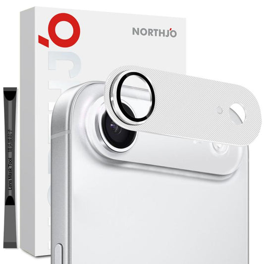 For iPhone Air NORTHJO CD Vein Camera Lens Protector Tempered Glass Rear Lens Film(Silver) - iPhone Air Tempered Glass by NORTHJO | Online Shopping UK | buy2fix