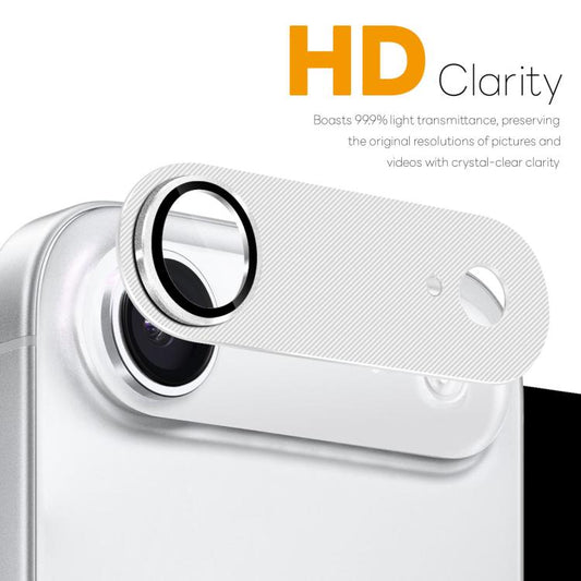 For iPhone Air NORTHJO CD Vein Camera Lens Protector Tempered Glass Rear Lens Film(Silver) - iPhone Air Tempered Glass by NORTHJO | Online Shopping UK | buy2fix