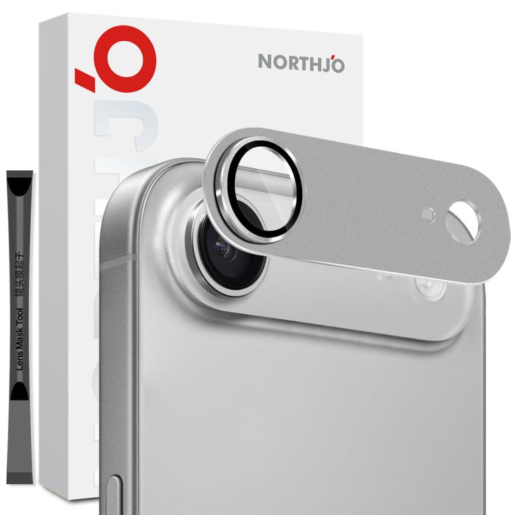 For iPhone Air NORTHJO Matte Camera Lens Metal Protector Tempered Glass Rear Lens Film(Grey) - iPhone Air Tempered Glass by NORTHJO | Online Shopping UK | buy2fix