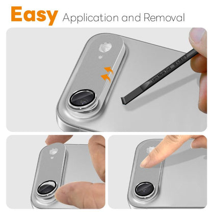 For iPhone Air NORTHJO Matte Camera Lens Metal Protector Tempered Glass Rear Lens Film(Grey) - iPhone Air Tempered Glass by NORTHJO | Online Shopping UK | buy2fix