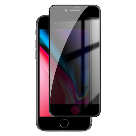 For iPhone 8 Kalebol High-Aluminum Screen-Printed Full-Coverage Black-Border Privacy Tempered Glass Film