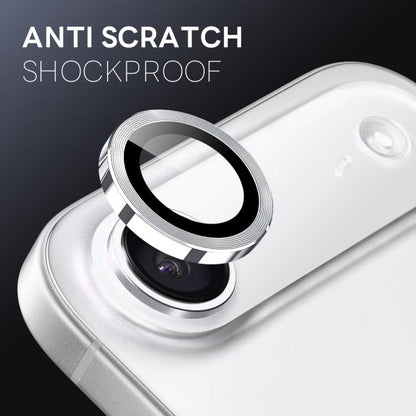 For iPhone Air NORTHJO Camera Lens Protector CD Metal Ring Tempered Glass Film(Silver) - iPhone Air Tempered Glass by NORTHJO | Online Shopping UK | buy2fix