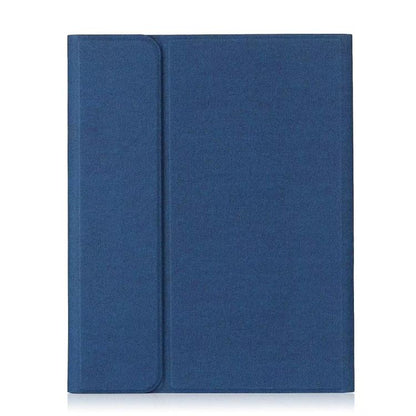 For  iPad Pro 12.9  2015 Textured Magnetic Detachable Bluetooth Tablet Keyboard Case(Black) - For iPad Pro by buy2fix | Online Shopping UK | buy2fix