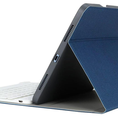 For  iPad Pro 12.9  2017 Textured Magnetic Detachable Bluetooth Tablet Keyboard Case(Dark Blue) - For iPad Pro by buy2fix | Online Shopping UK | buy2fix