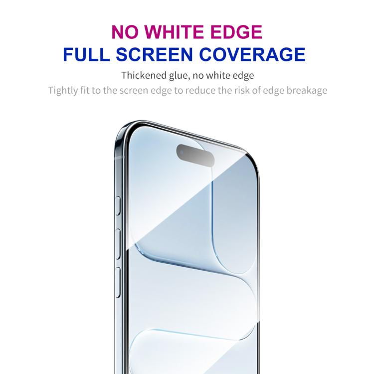 For iPhone Air 5pcs ENKAY Thickened Glue No White Edge High Aluminum-silicon Tempered Glass Film - iPhone Air Tempered Glass by ENKAY | Online Shopping UK | buy2fix
