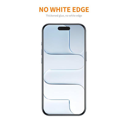 For iPhone Air 5pcs ENKAY Thickened Glue No White Edge 9H Big Arc Edge High Aluminum-silicon Tempered Glass Film - iPhone Air Tempered Glass by ENKAY | Online Shopping UK | buy2fix