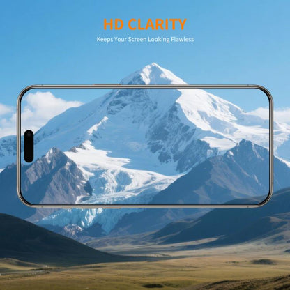 For iPhone Air 10pcs ENKAY Thickened Glue No White Edge 9H Big Arc Edge High Aluminum-silicon Tempered Glass Film - iPhone Air Tempered Glass by ENKAY | Online Shopping UK | buy2fix