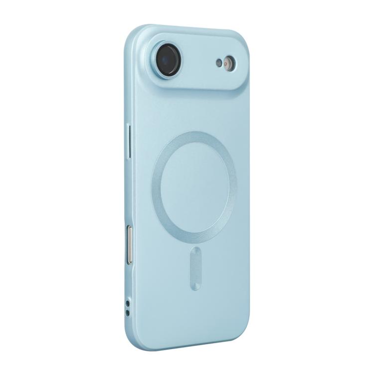 For iPhone Air ENKAY MagSafe Matte TPU Phone Case with Lens Film(Blue) - iPhone Air Cases by ENKAY | Online Shopping UK | buy2fix