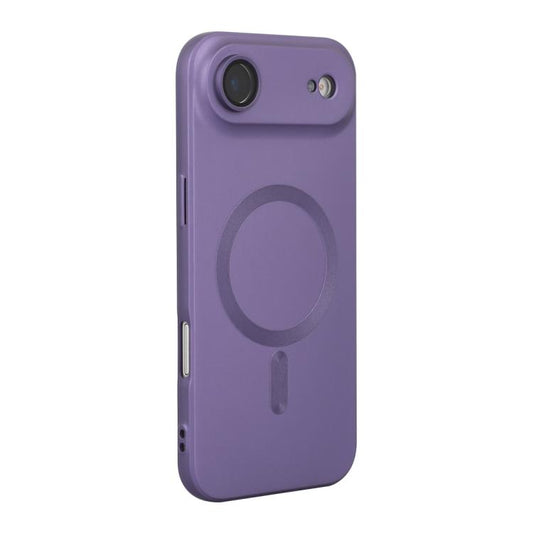 For iPhone Air ENKAY MagSafe Matte TPU Phone Case with Lens Film(Purple) - iPhone Air Cases by ENKAY | Online Shopping UK | buy2fix