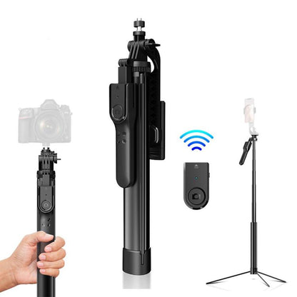 K31 Smartphone Remote Control Live Streaming Photography Stand Aluminum Alloy Selfie Stick Tripod - Selfie Sticks by buy2fix | Online Shopping UK | buy2fix