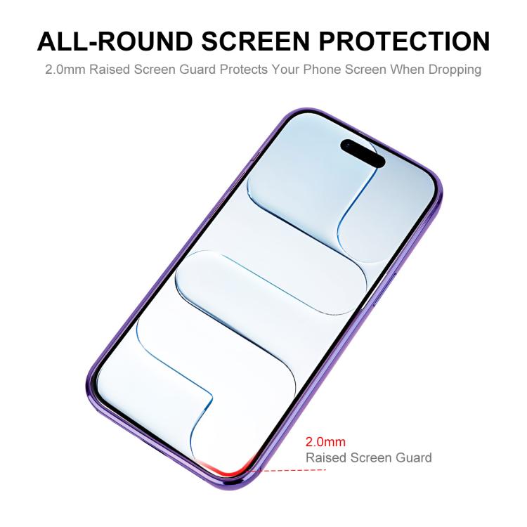 For iPhone Air ENKAY Hat-Prince Magsafe Electroplated TPU Clear Shockproof Phone Case(Green) - iPhone Air Cases by ENKAY | Online Shopping UK | buy2fix