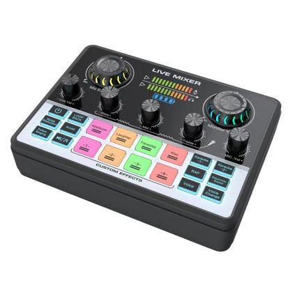 V9 Dual DSP Chip Noise Reduction Live Streaming Sound Card Audio Mixer - Live Sound Effects Processors by buy2fix | Online Shopping UK | buy2fix