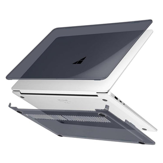 For Microsoft Surface Laptop 5/4/3 (1873/1953/1979) ENKAY Hat-Prince Crystal Protective Case Cover Clear Hard Shell(Black)