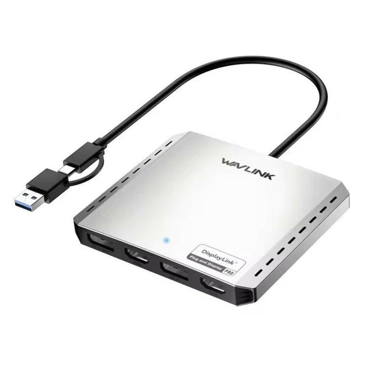 WAVLINK UG7501DH 85W Upstream Charging 2DP + 2HD Converter 4K / 8K Display Adapter -  by WAVLINK | Online Shopping UK | buy2fix