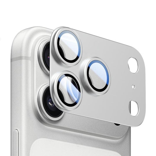 For iPhone 17 Pro Max Kalebol Armor Full-Coverage Metal Lens Ring Protector Film(Silver)