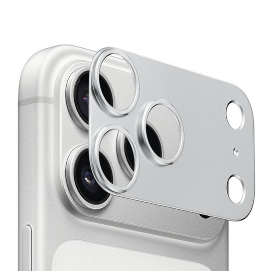 For iPhone 17 Pro Kalebol Metal Convex Hollow Lens Protector Ring(Silver)