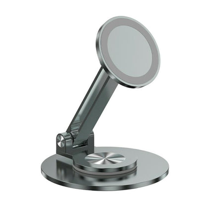 CX-1 360 Degree Rotation Foldable Magnetic Phone Desktop Holder(Grey) - Desktop Holder by buy2fix | Online Shopping UK | buy2fix