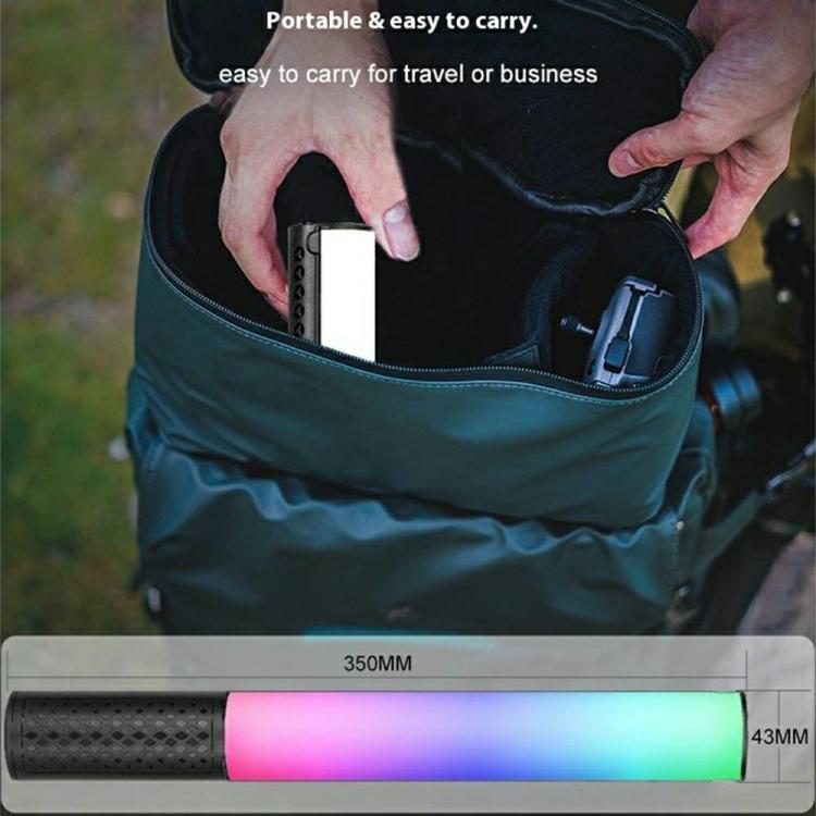 VLOGLITE B20RGB Magnetic LED Fill Light Handheld 20 Modes RGB Photography Light Stick -  by buy2fix | Online Shopping UK | buy2fix