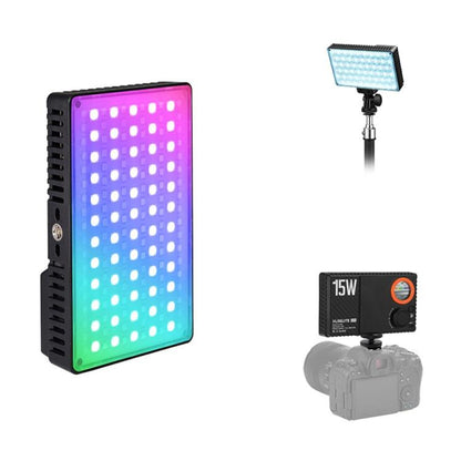 VLOGLITE K15RGB Photography Studio Camera Lamp 15W Full Color Fill Light RGB LED Video Light -  by VLOGLITE | Online Shopping UK | buy2fix