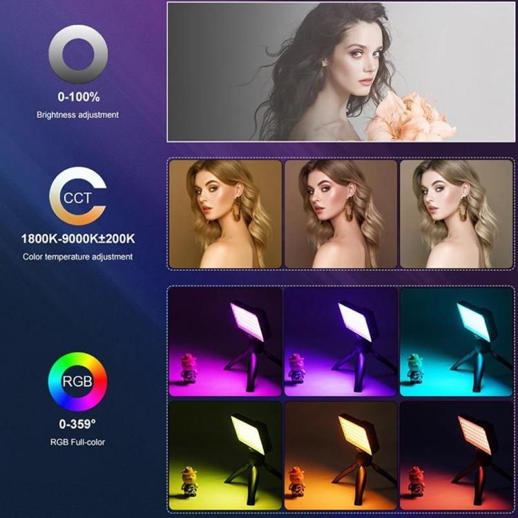 VLOGLITE K25RGB For Camera Photography Pocket Video Light 25W High Power RGB Fill Light -  by VLOGLITE | Online Shopping UK | buy2fix