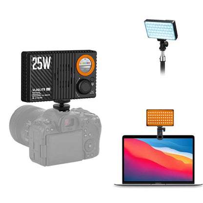 VLOGLITE K25RGB For Camera Photography Pocket Video Light 25W High Power RGB Fill Light -  by VLOGLITE | Online Shopping UK | buy2fix