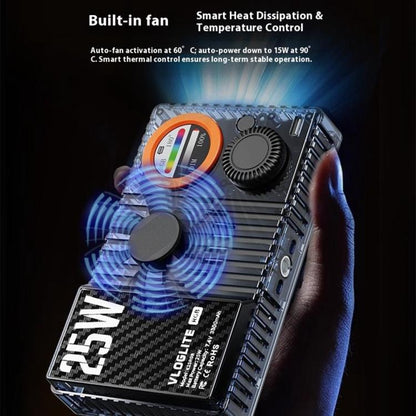 VLOGLITE K25RGB For Camera Photography Pocket Video Light 25W High Power RGB Fill Light -  by VLOGLITE | Online Shopping UK | buy2fix