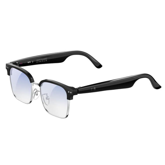 W100D Smart Glasses, Support AI Intelligent Translation / AI Conversation / BT Calling(White)
