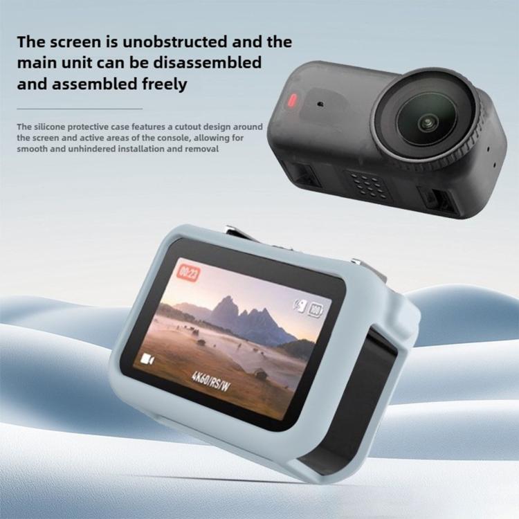 For DJI Osmo Nano Sports Camera Body Silicone Protective Cover(Black) - Case & Bags by buy2fix | Online Shopping UK | buy2fix
