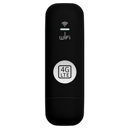 U6-E8 Eurasian Version SIM Card USB WiFi Dongle Travel Portable WiFi Hotspot 4G LTE UFI Modem(Black)