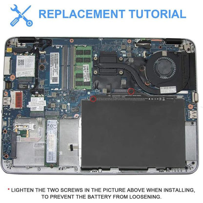 SN03XL 11.4V 44Wh SN03XL ST03XL Battery for HP EliteBook 820 G3 G4 725 G3 G4 HSTNN-DB6V - Dell Spare Parts by buy2fix | Online Shopping UK | buy2fix