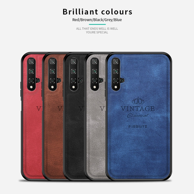 PINWUYO Shockproof Waterproof Full Coverage PC + TPU + Skin Protective Case for Huawei Honor 20(Red) - Honor Cases by PINWUYO | Online Shopping UK | buy2fix