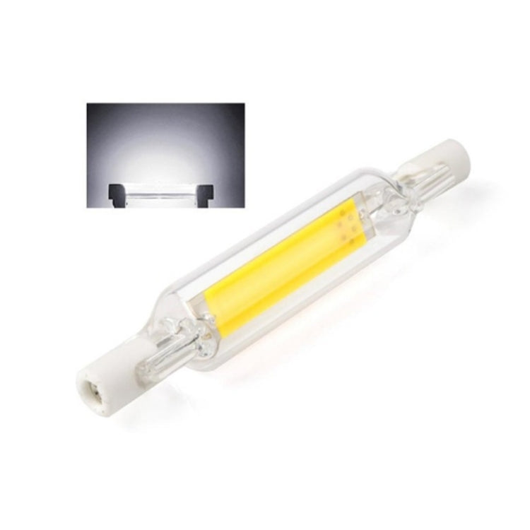 R7S 5W COB LED Lamp Bulb Glass Tube for Replace Halogen Light Spot Light,Lamp Length: 78mm, AC:110v(Warm White) - LED Blubs & Tubes by buy2fix | Online Shopping UK | buy2fix