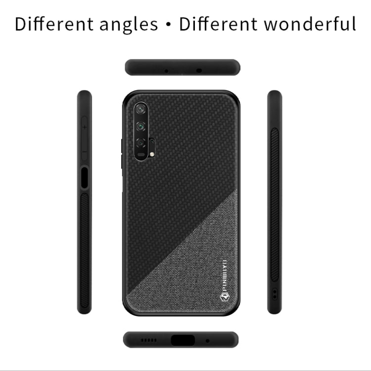 PINWUYO Honors Series Shockproof PC + TPU Protective Case for Huawei Honor 20 Pro(Black) - Honor Cases by PINWUYO | Online Shopping UK | buy2fix